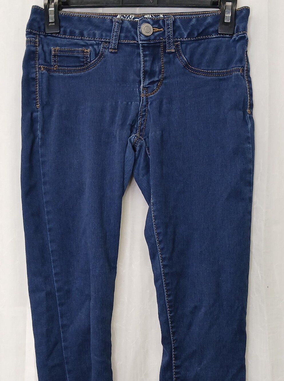 SO Mens Slim Straight Jeans in Deep Blue